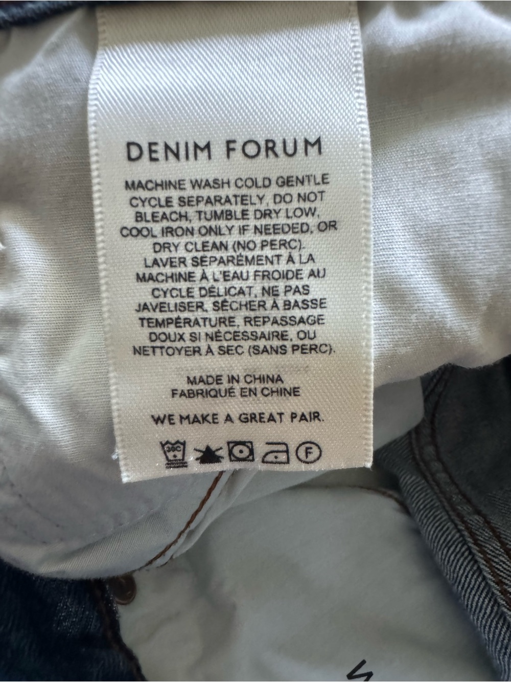 Aritzia Denim Forum The 90’s Iggy Lo Rise Baggy Wide Leg Jeans size 30 - Picture 11 of 12